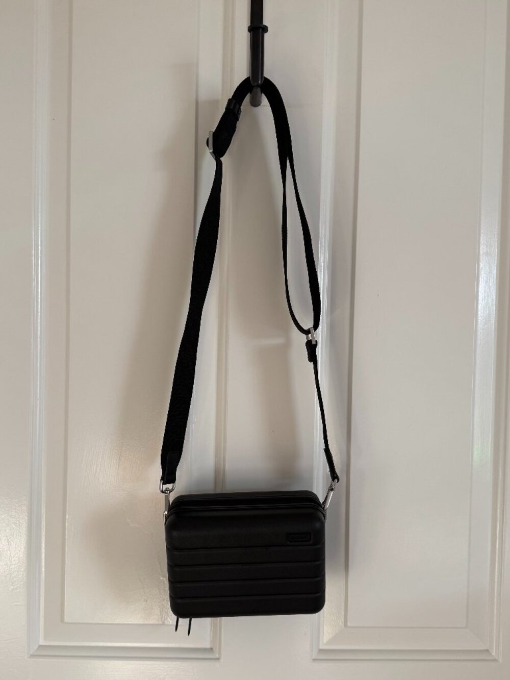 Away The Mini Crossbody in Jet Black